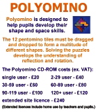 Polyomino maths game software