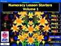 Numeracy Lesson Starters 1 maths software